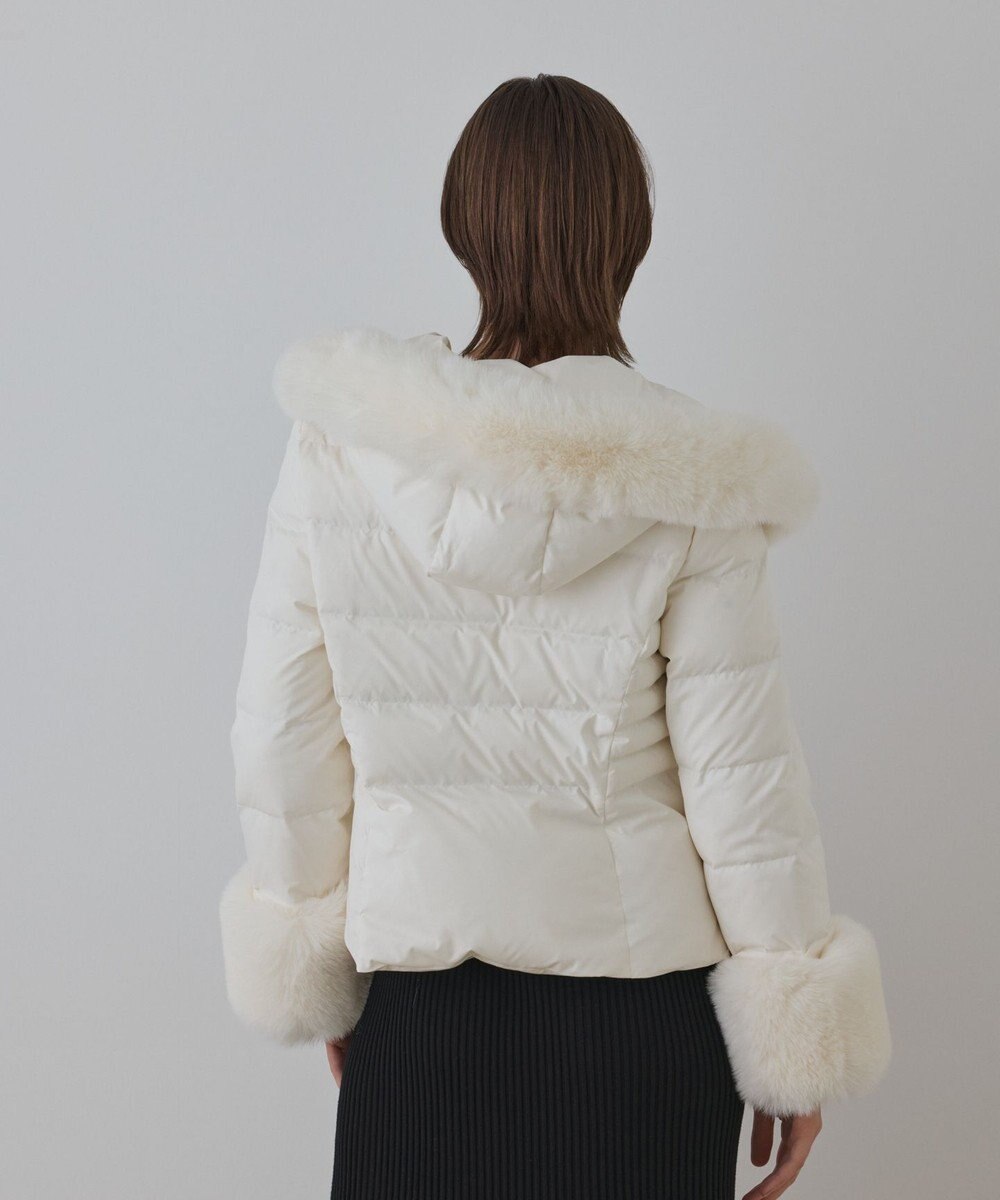 GRACE CONTINENTAL エコファーショートダウンジャケット 