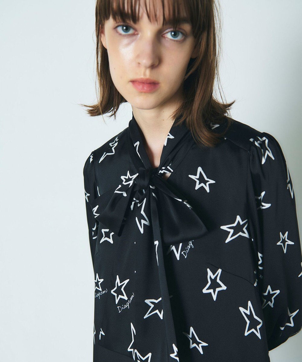 GRACE CONTINENTAL スタープリントミニワンピース