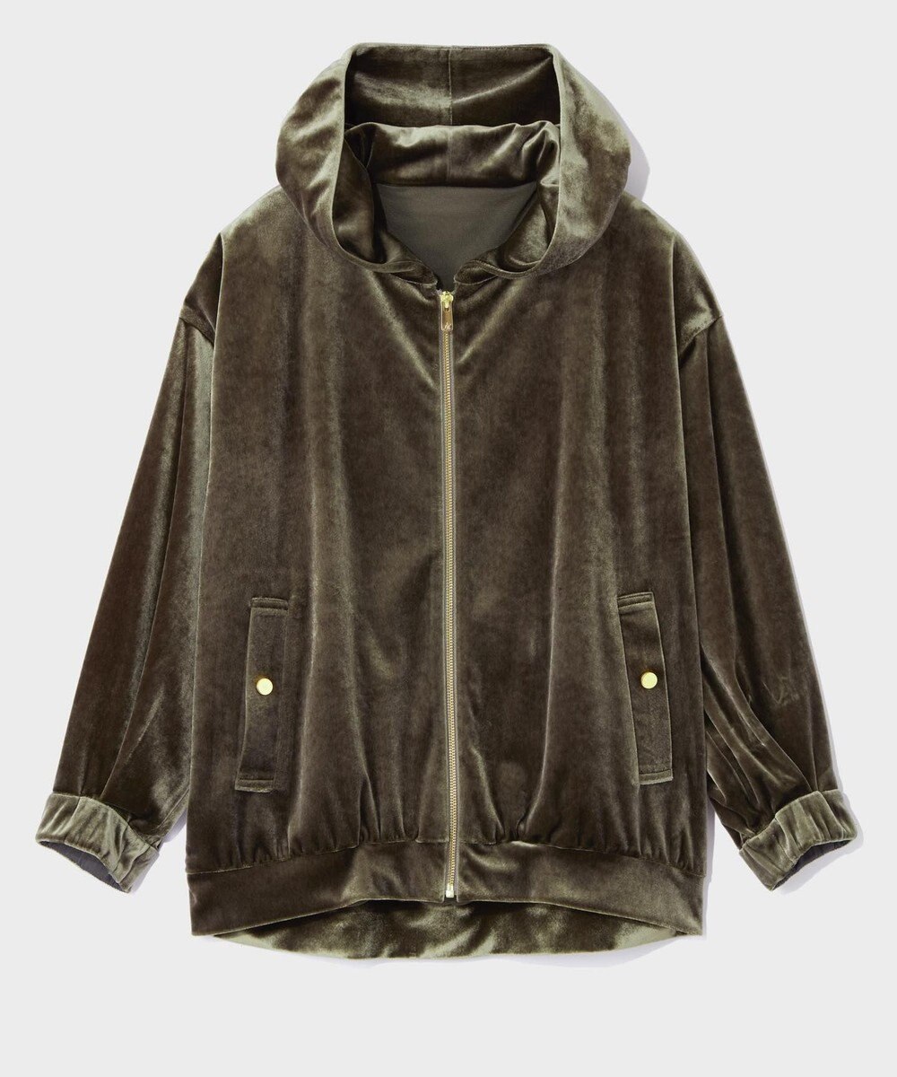 GRACE CONTINENTAL トリアセベロアフーディー