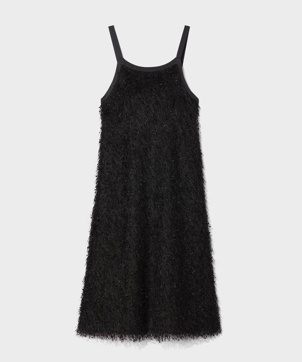 GRACE CONTINENTAL フェザーコンビキャミドレス