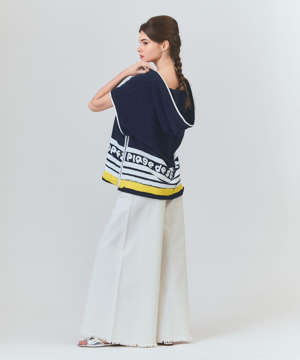 GRACE CONTINENTAL パイルポンチョフーディ 