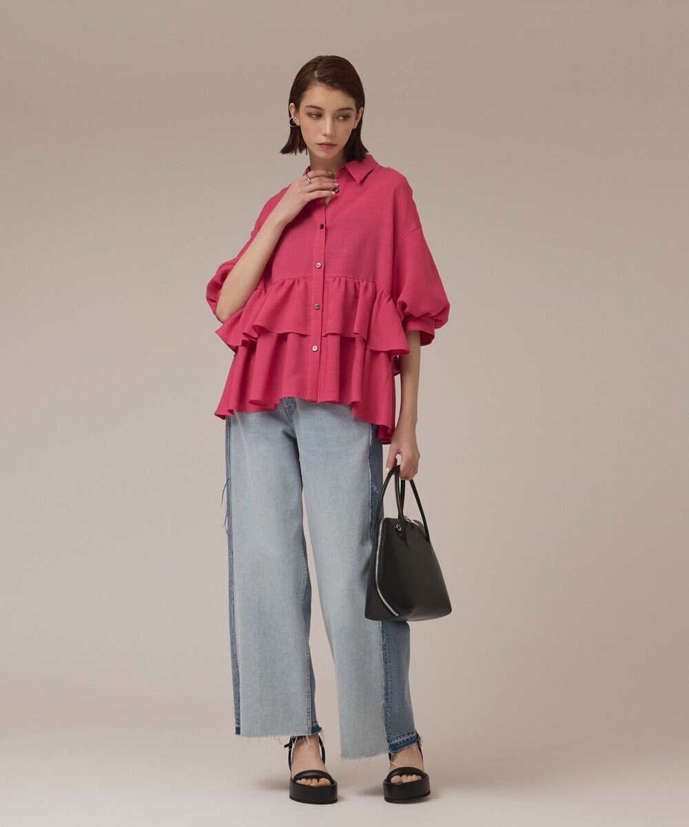 GRACE CONTINENTAL ティアードシャツチュニック 