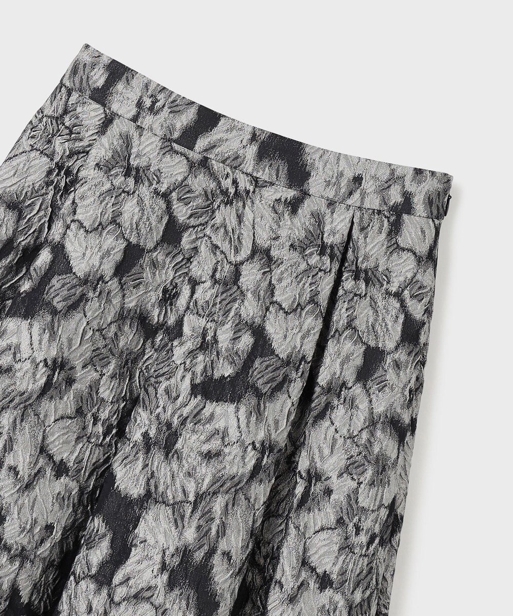 GRACE CONTINENTAL ジャガードタックスカート 