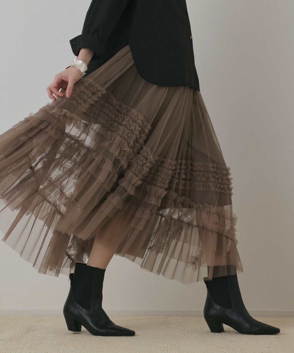 GRACE CONTINENTAL イレギュラ－チュ－ルスカート 