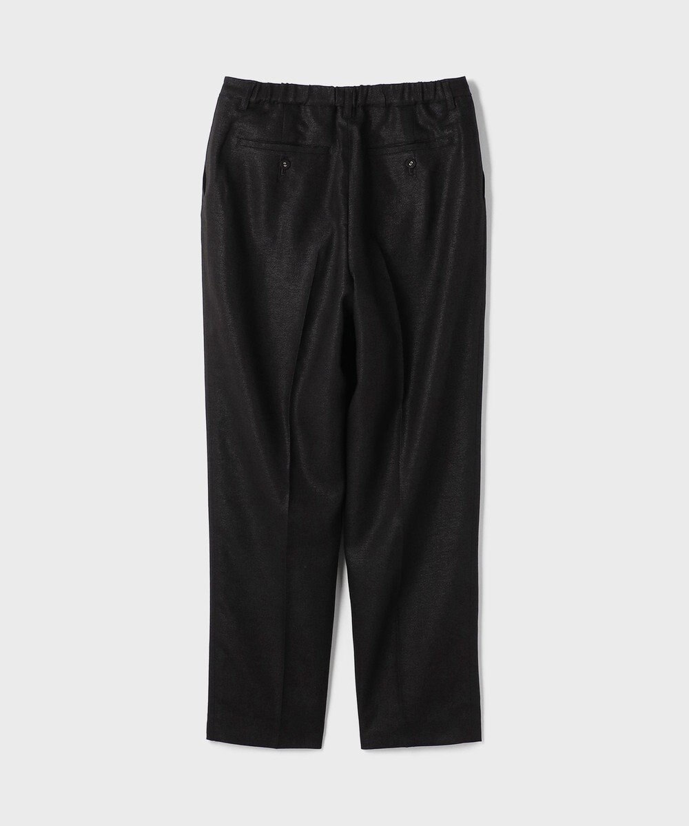 GRACE CONTINENTAL トリアセ麻調テーパードパンツ 