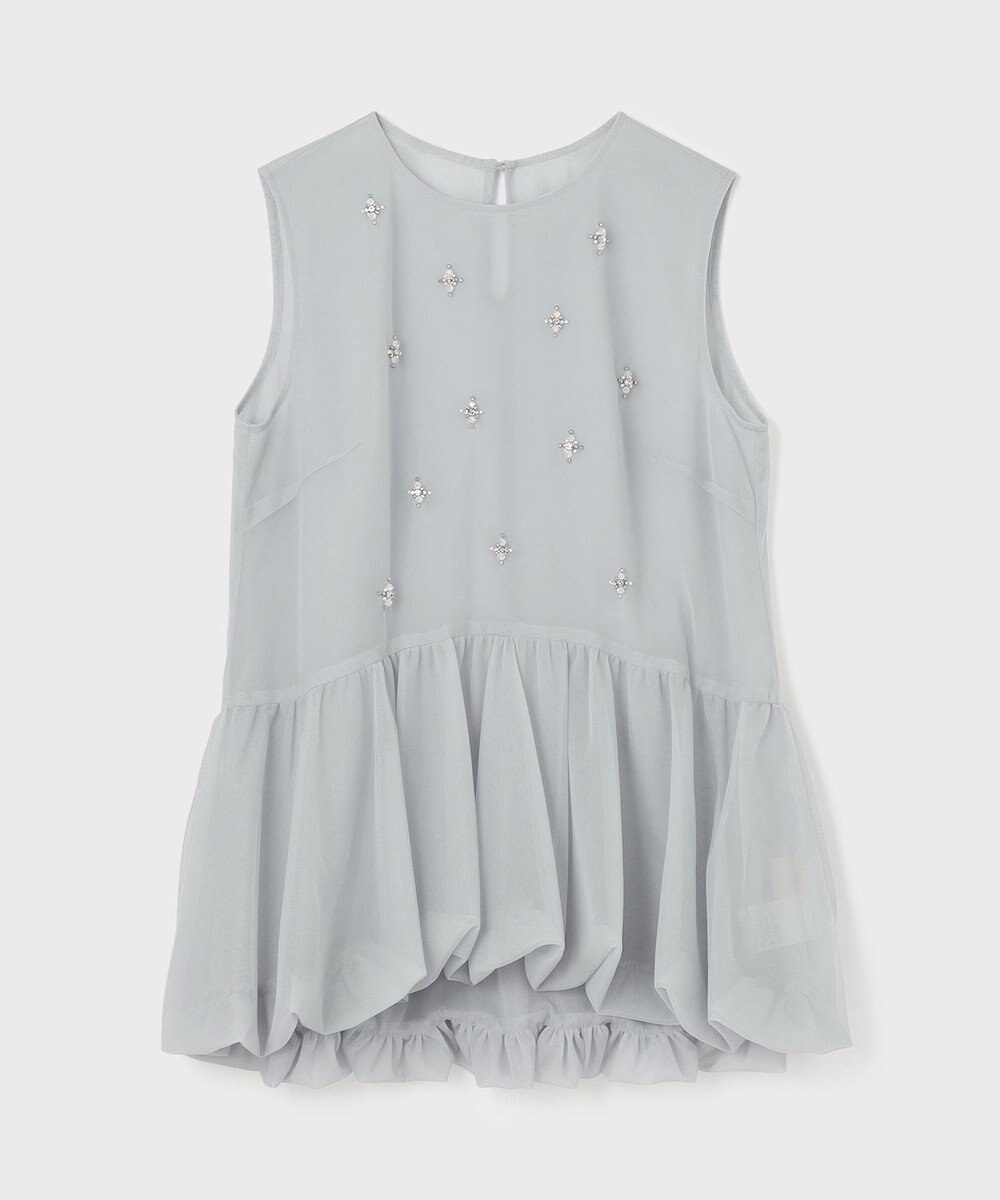 GRACE CONTINENTAL バルーンチュールトップ