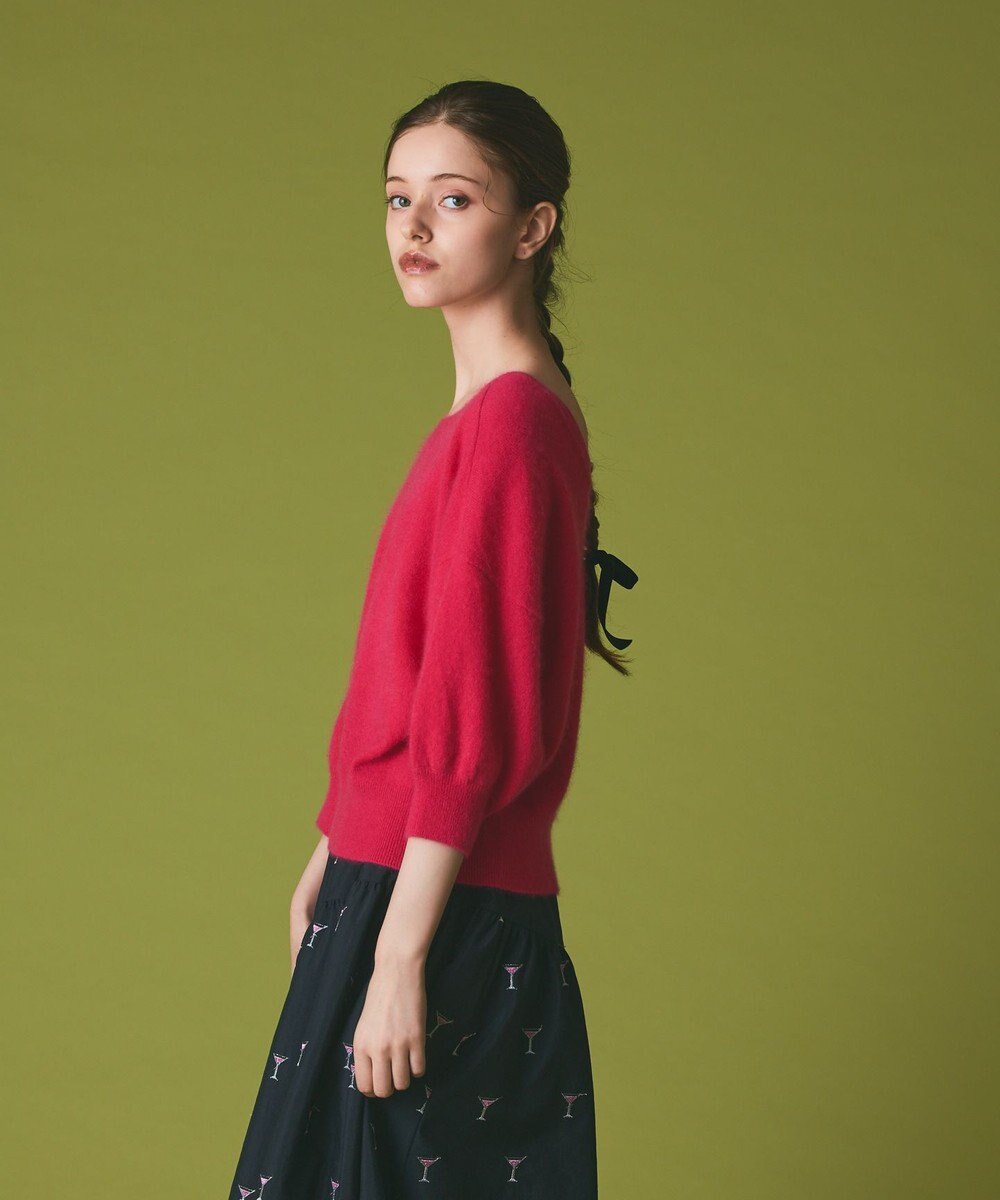 GRACE CONTINENTAL カシミヤファートップ 