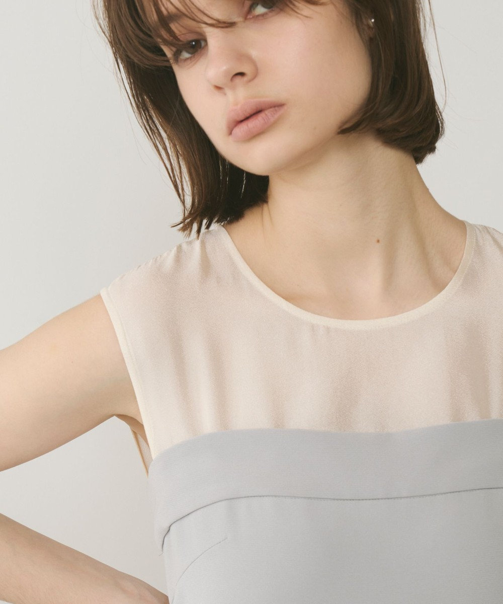 GRACE CONTINENTAL オーガン切替サロペ 