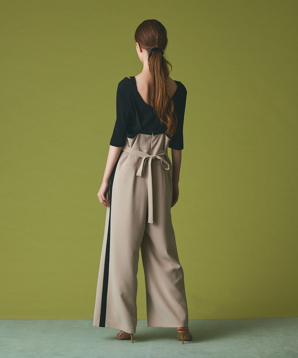 GRACE CONTINENTAL トリアセバイカラーサロペット 