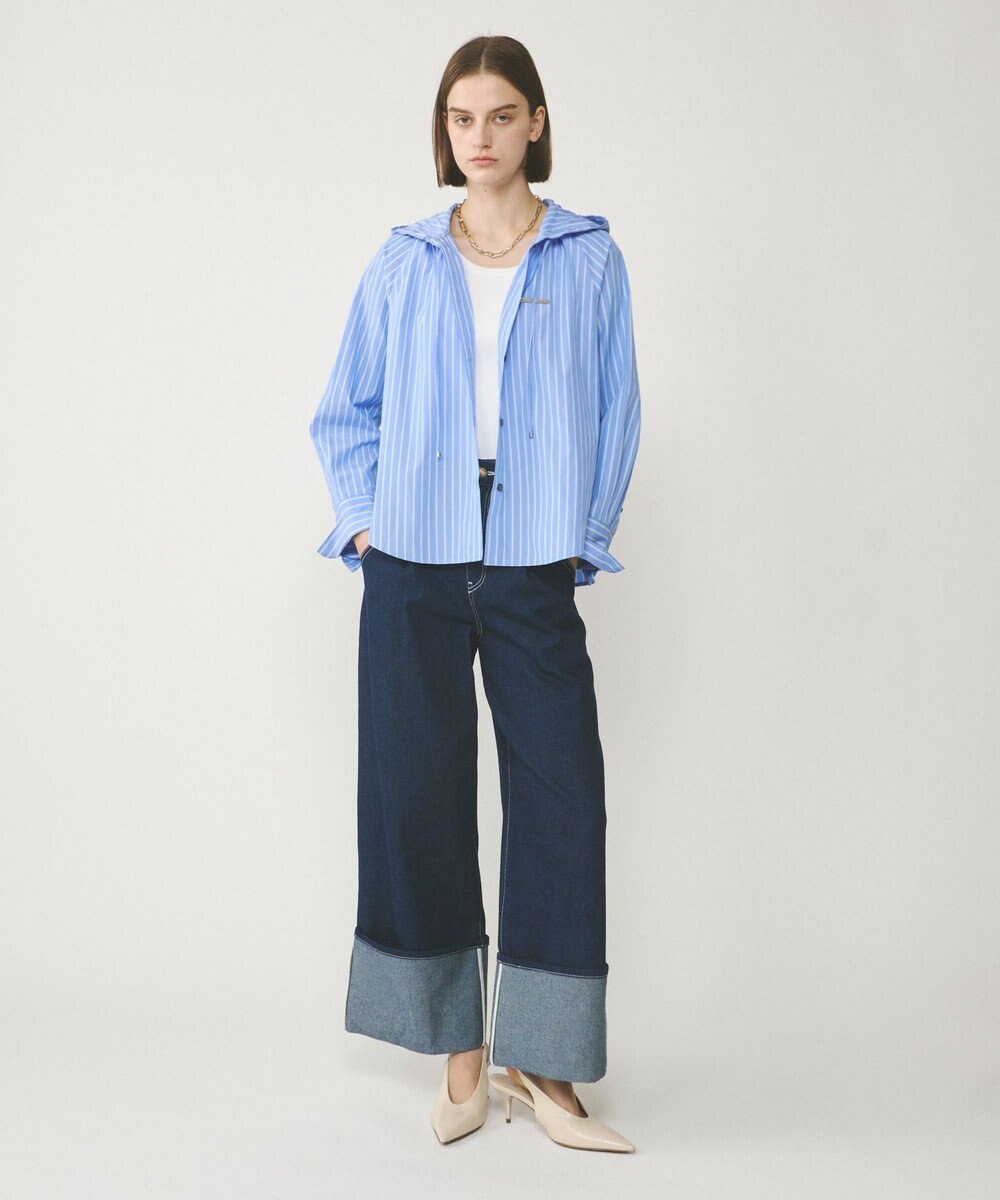 GRACE CONTINENTAL フードカフタントップ