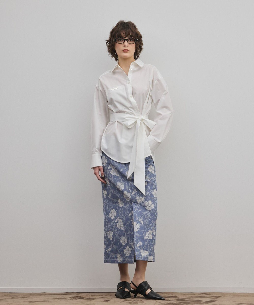 GRACE CONTINENTAL ボウタイマルチwayシャツ 