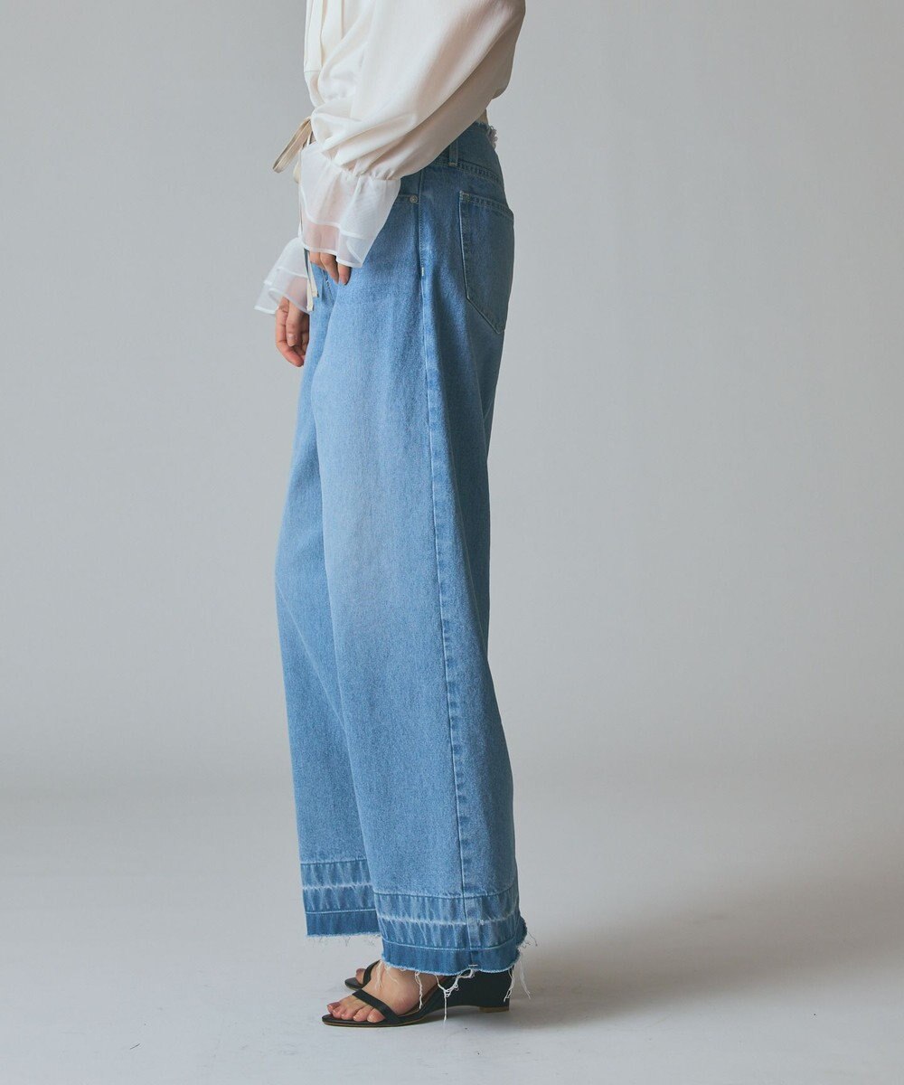 GRACE CONTINENTAL コンビデニムイージーパンツ 