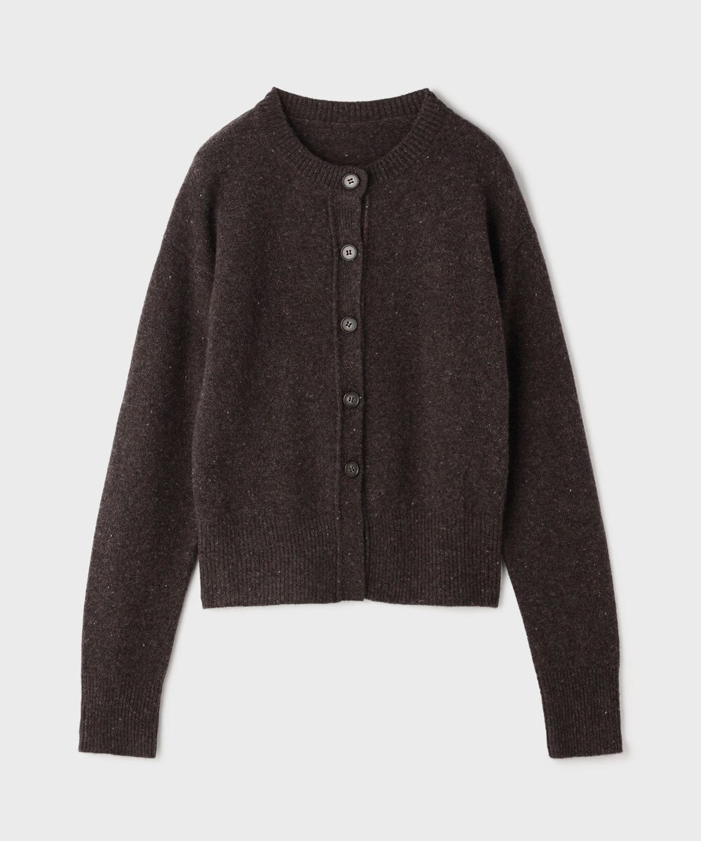GRACE CONTINENTAL ネップニットカーディガン 