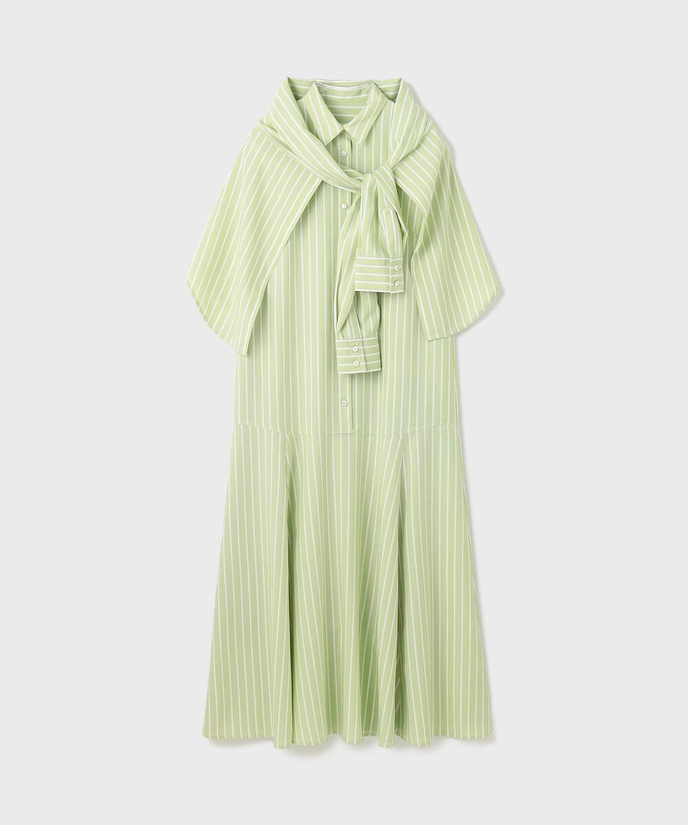 GRACE CONTINENTAL ストライプシャツワンピース
