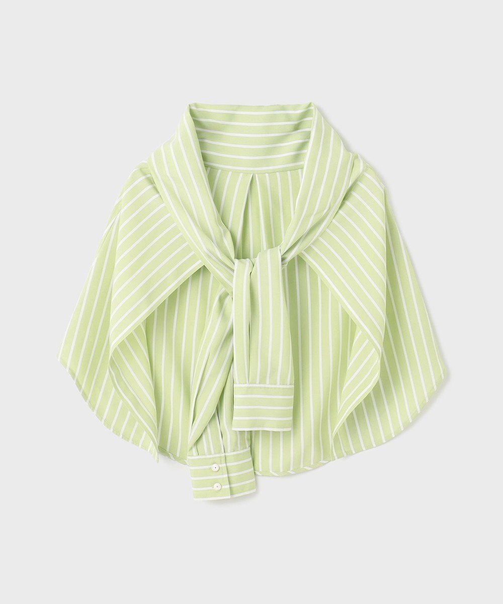 GRACE CONTINENTAL ストライプシャツワンピース 