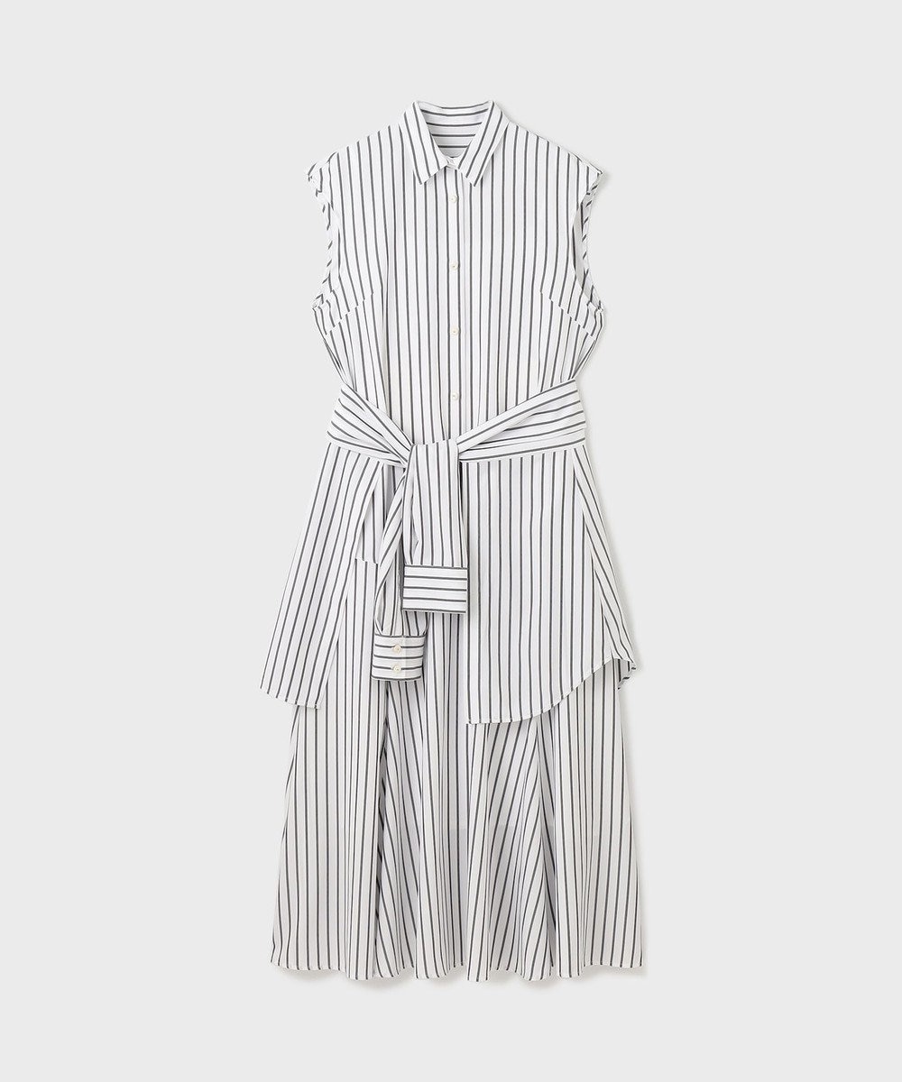 GRACE CONTINENTAL ストライプシャツワンピース