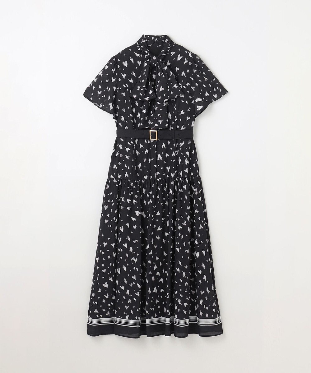 GRACE CONTINENTAL ハートレオパードプリントワンピース 