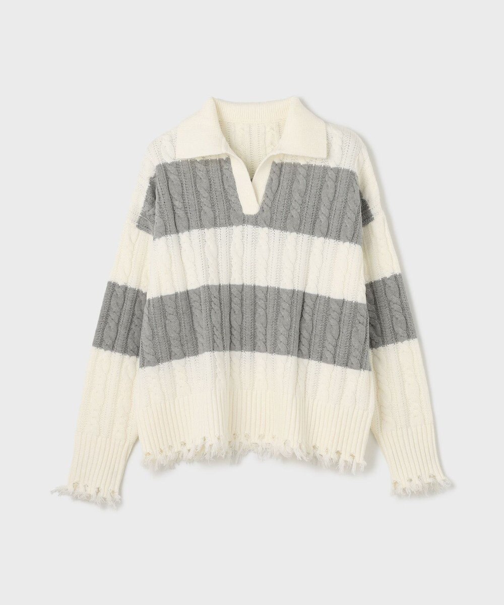 GRACE CONTINENTAL アランポロニットトップ