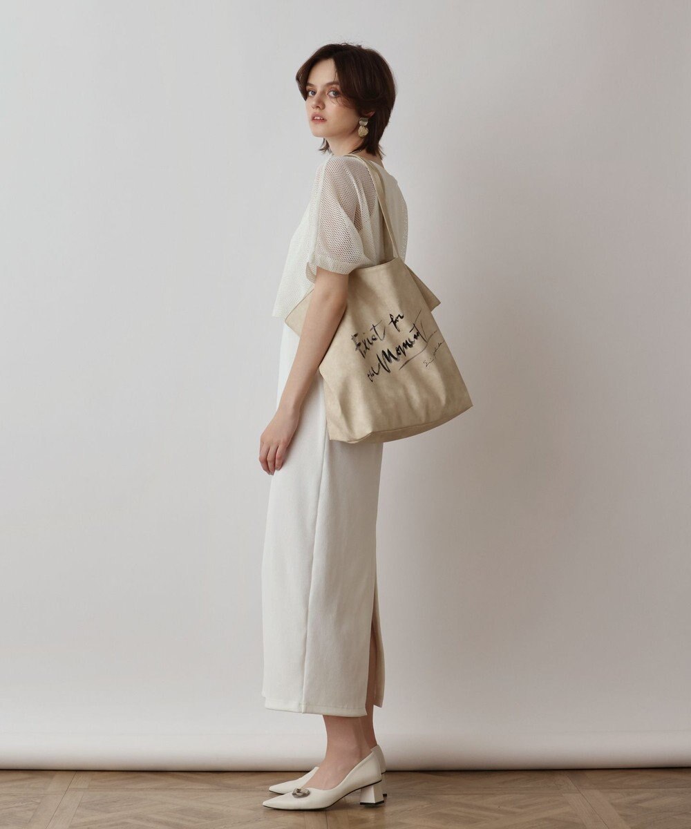 GRACE CONTINENTAL ロゴレザートート 