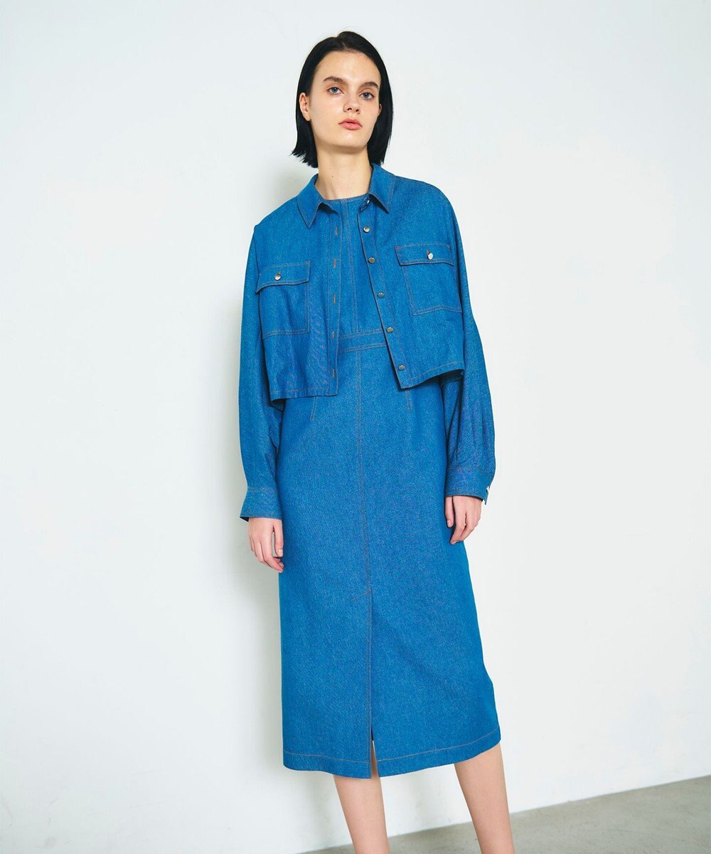 GRACE CONTINENTAL セットデニムワンピース