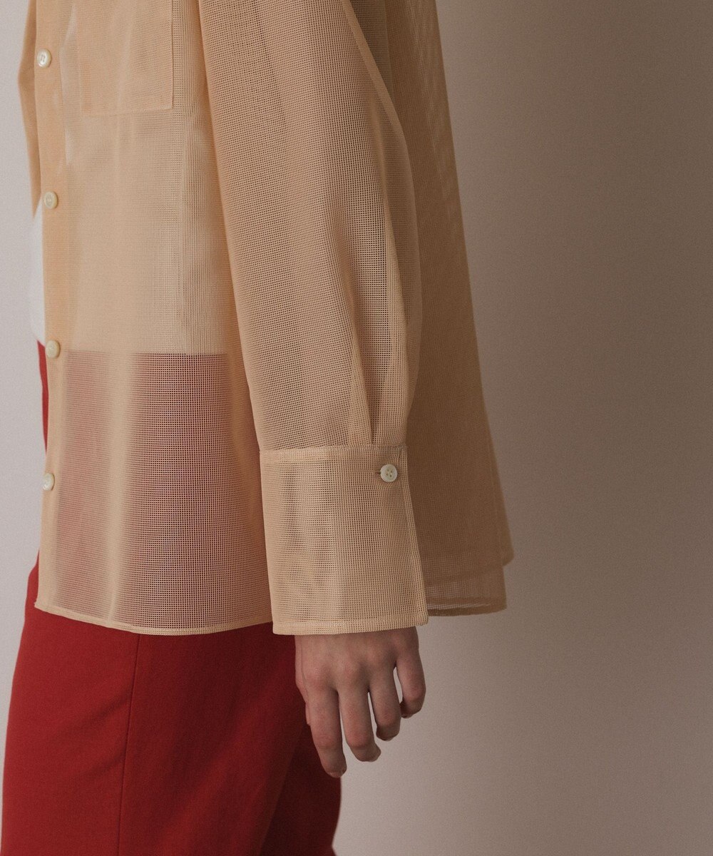 GRACE CONTINENTAL メッシュオーバーシャツ