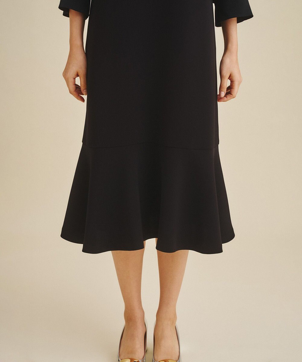 GRACE CONTINENTAL ダブルクロスドレス 