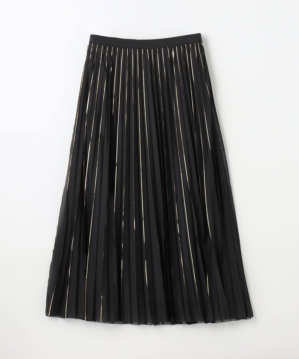 GRACE CONTINENTAL フォイルラインプリーツスカート 
