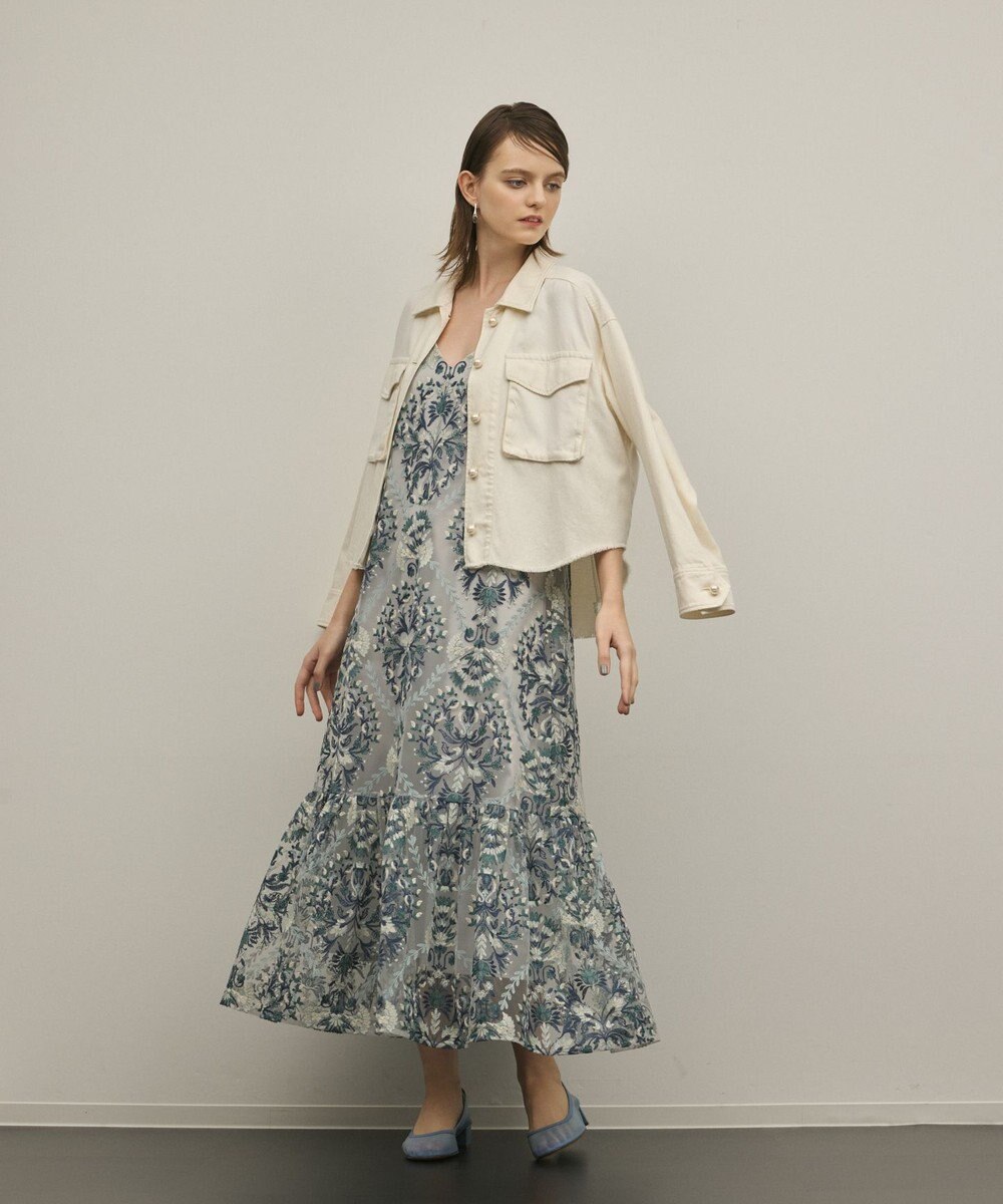 GRACE CONTINENTAL オーナメントembワンピース 