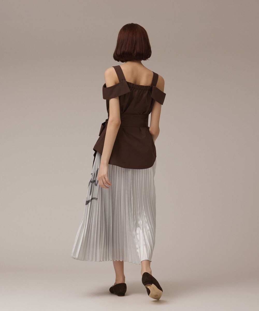 GRACE CONTINENTAL コラボロングプリーツスカート 