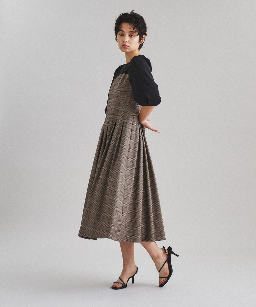 タックフレアチェックワンピース Grace Continental Grace Continental グレースコンチネンタル 通販