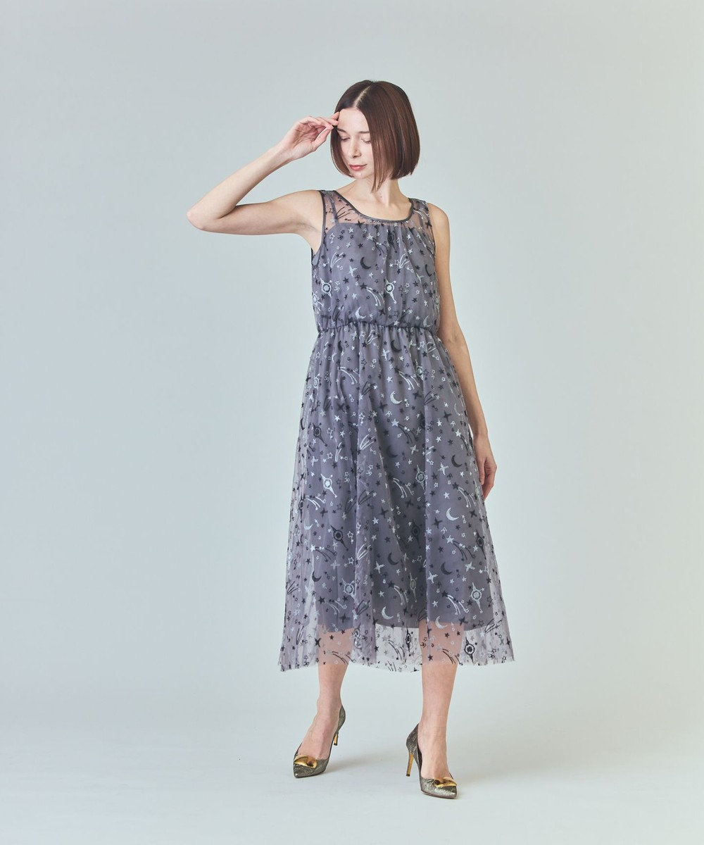 GRACE CONTINENTAL スペースembチュールドレス