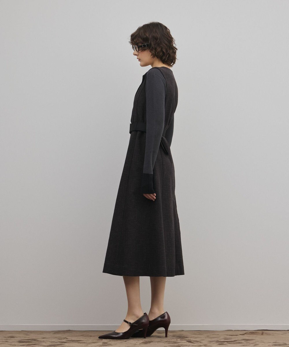 GRACE CONTINENTAL ツイーディジャンパースカート 