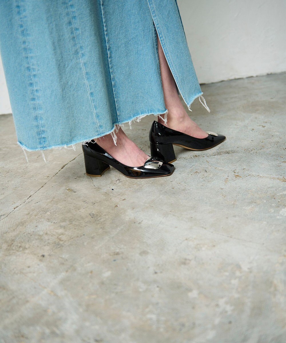 GRACE CONTINENTAL デニムタイトロングスカート 