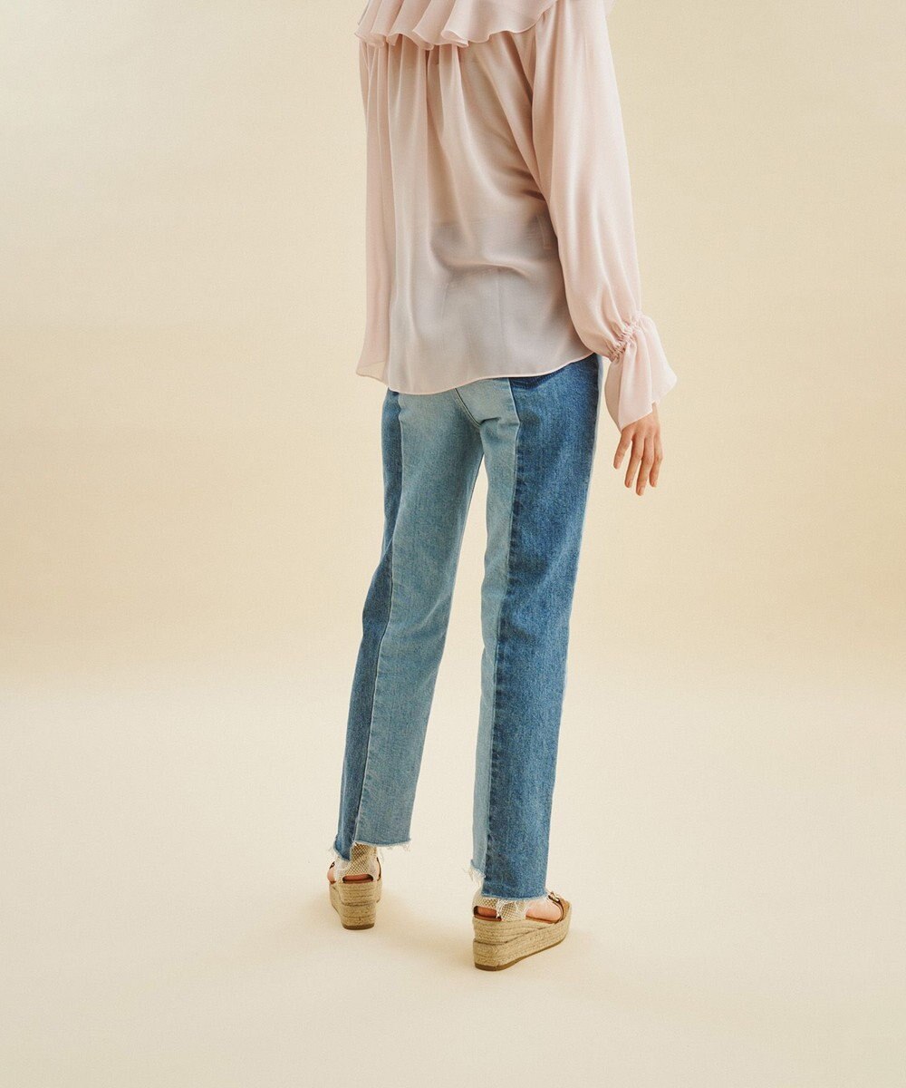 GRACE CONTINENTAL カットオフスリムデニムパンツ