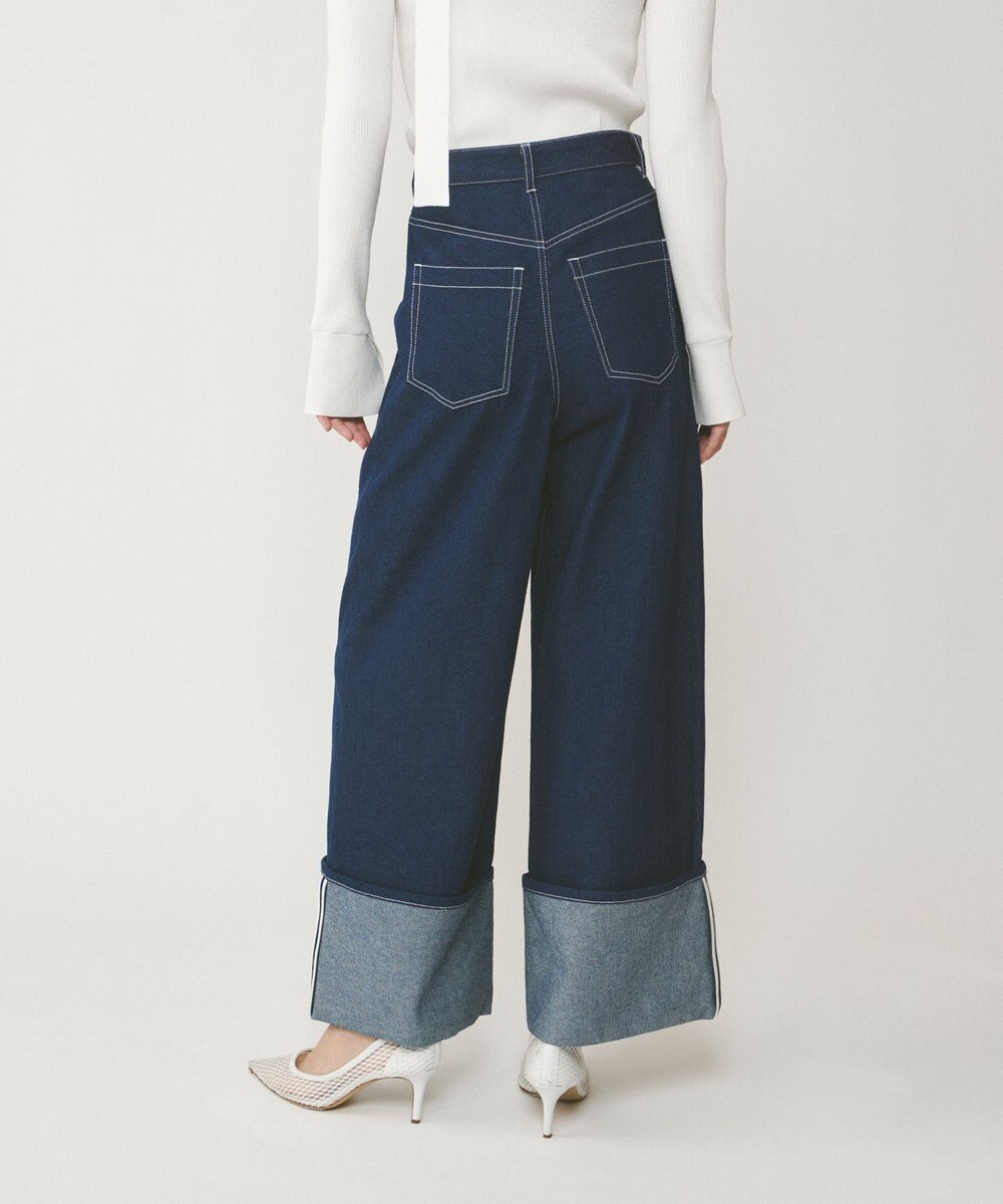 GRACE CONTINENTAL ロールアップワイドパンツ