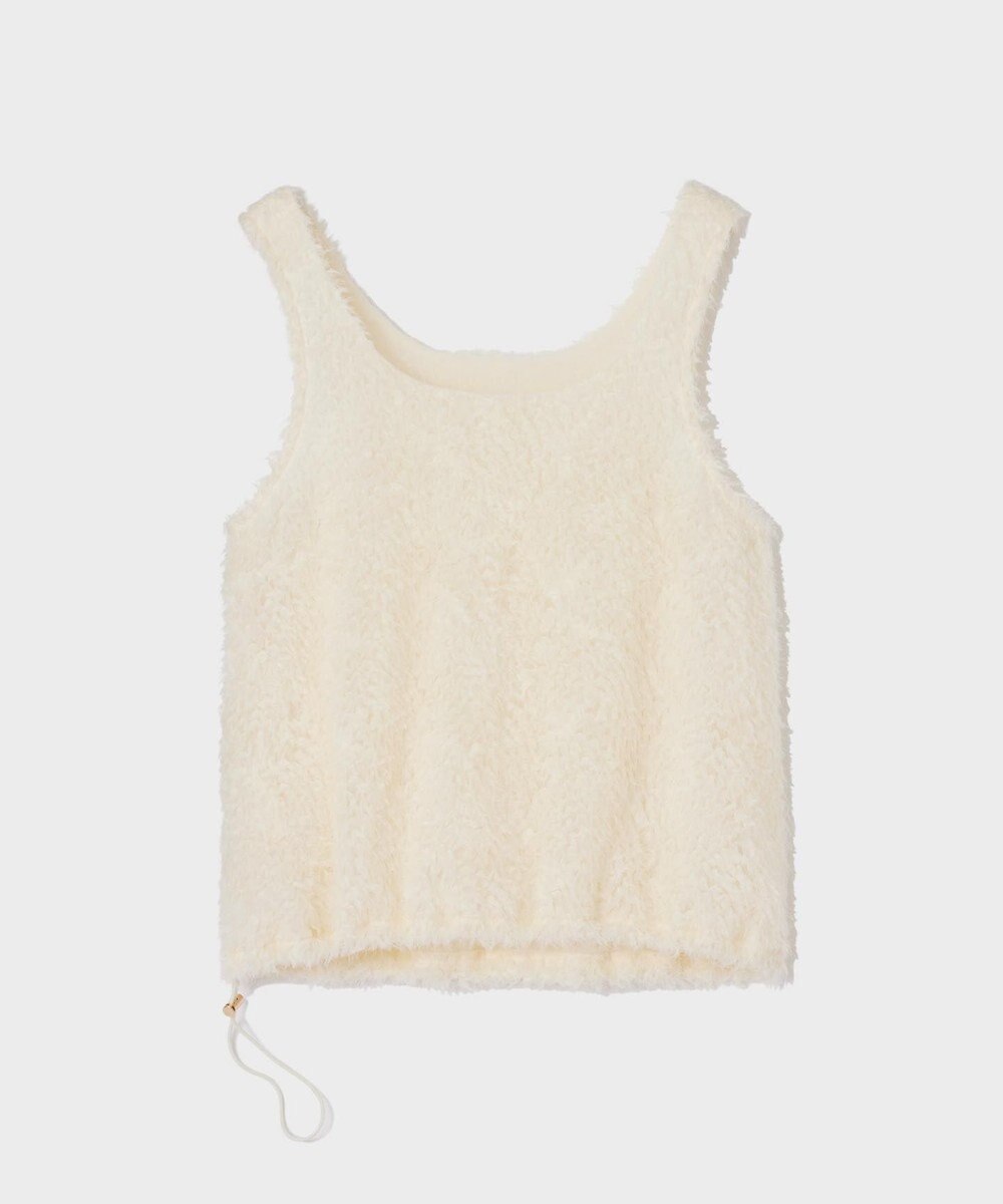 GRACE CONTINENTAL チュールフェザータンクトップ