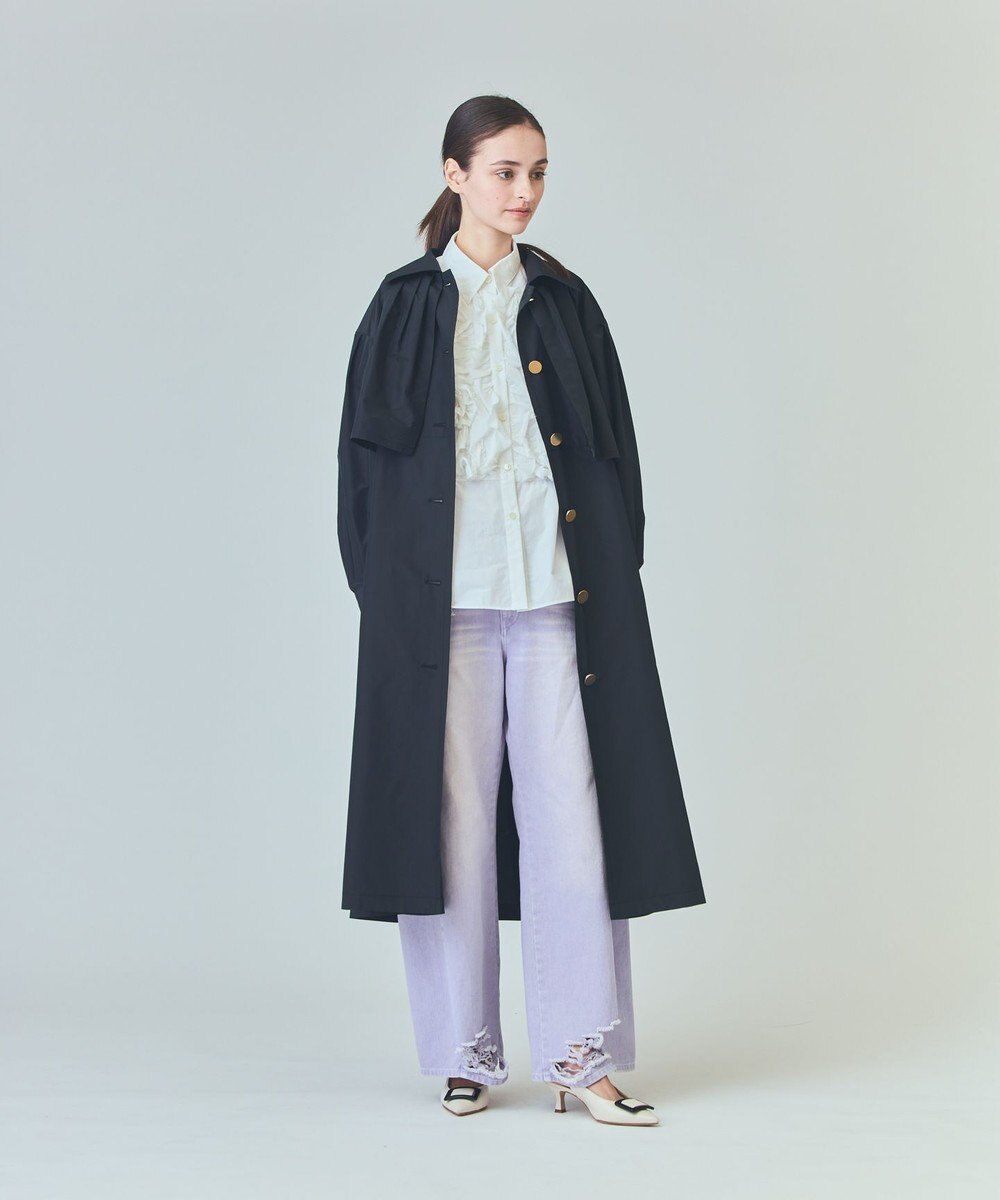 GRACE CONTINENTAL コサージュドレスシャツ 