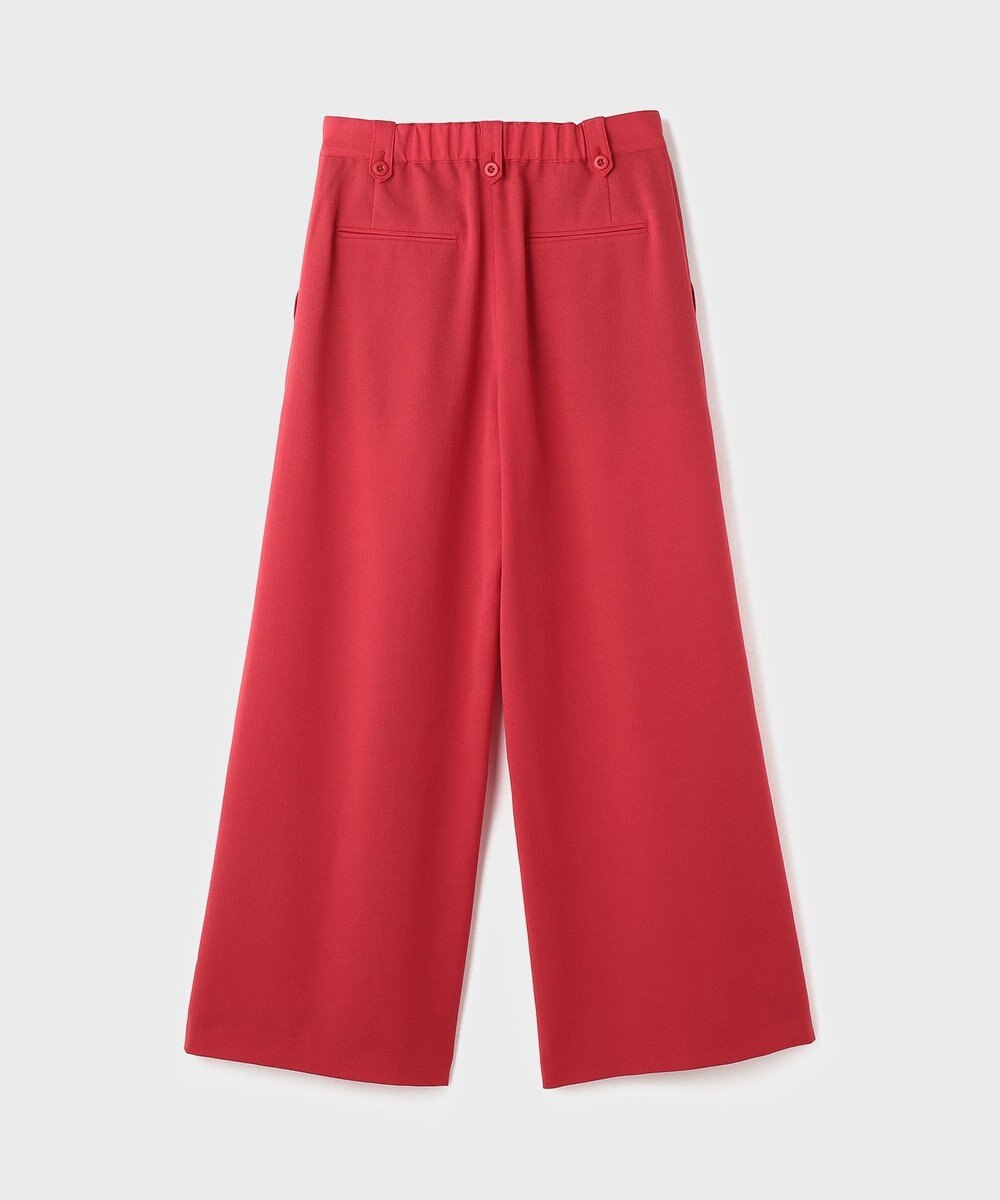 GRACE CONTINENTAL リネンタッチタックパンツ 