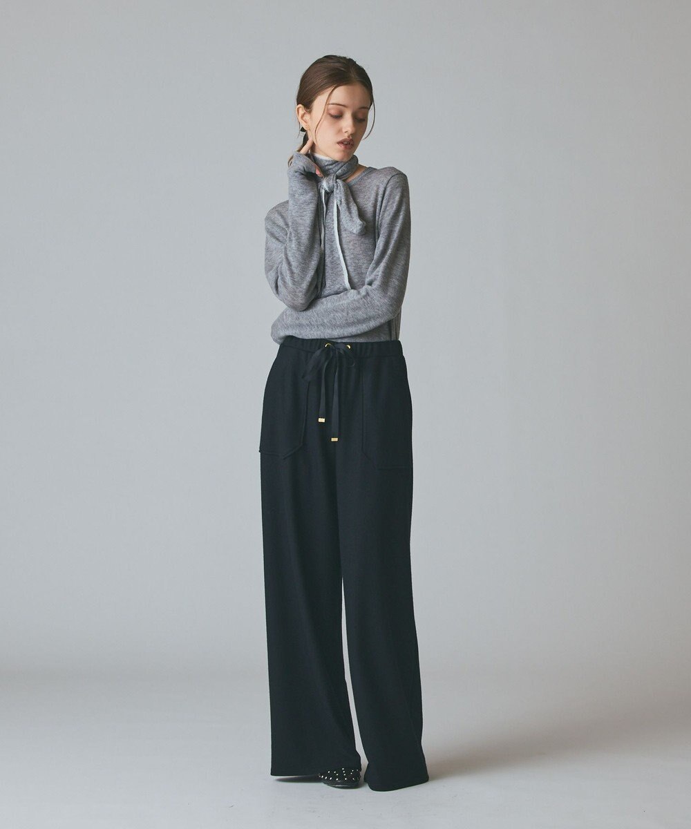 GRACE CONTINENTAL ウールジャージパンツ 