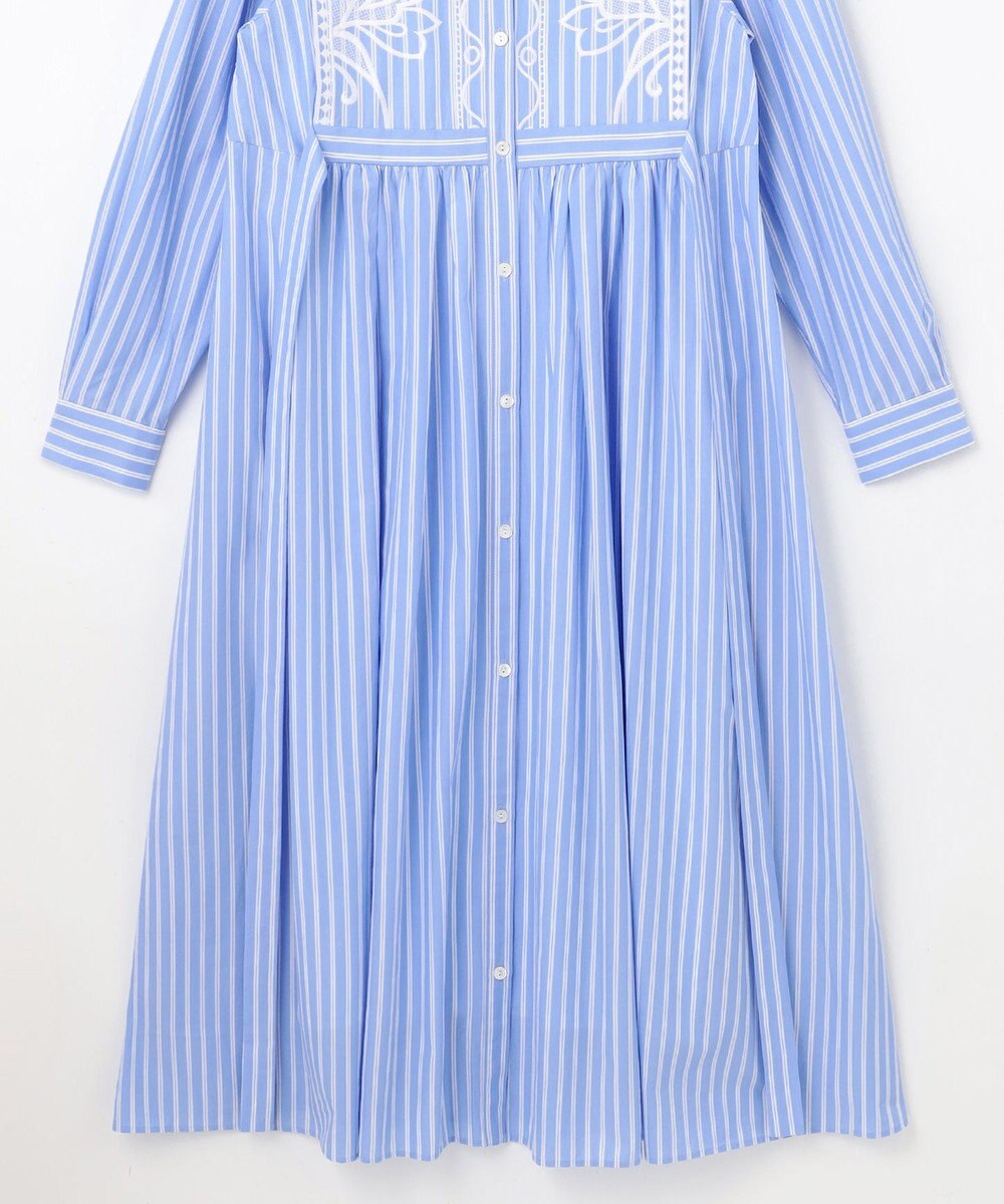 GRACE CONTINENTAL 刺繍シャツワンピース 