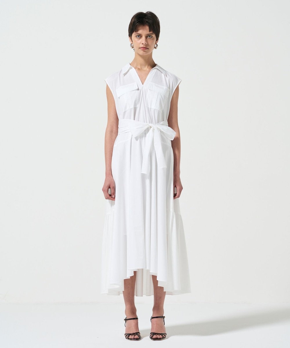 GRACE CONTINENTAL ティアードコンビシャツワンピース