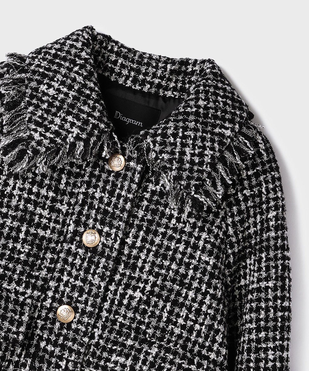 GRACE CONTINENTAL パディングツイードジャケット 