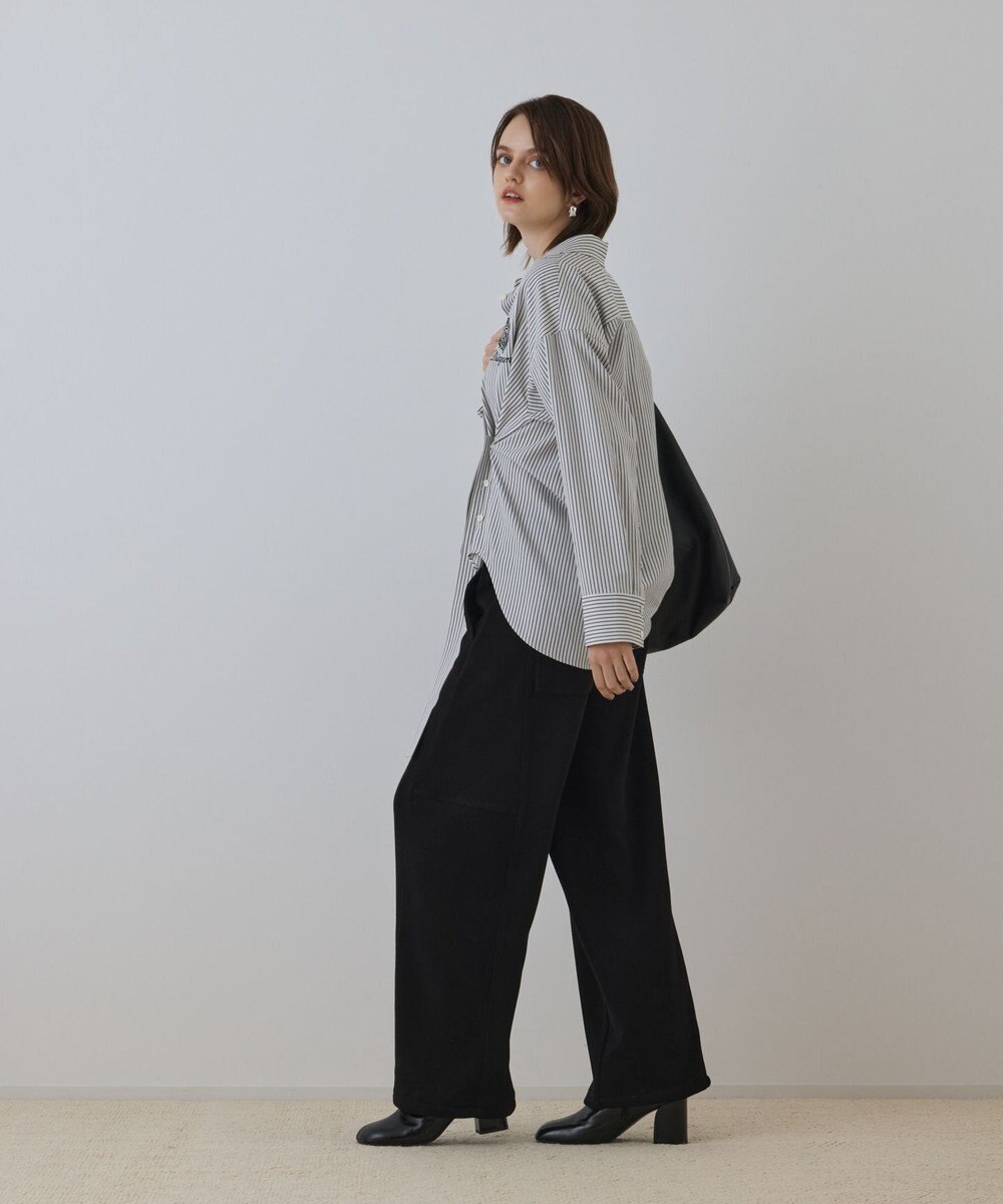 GRACE CONTINENTAL エッグラインカットパンツ 