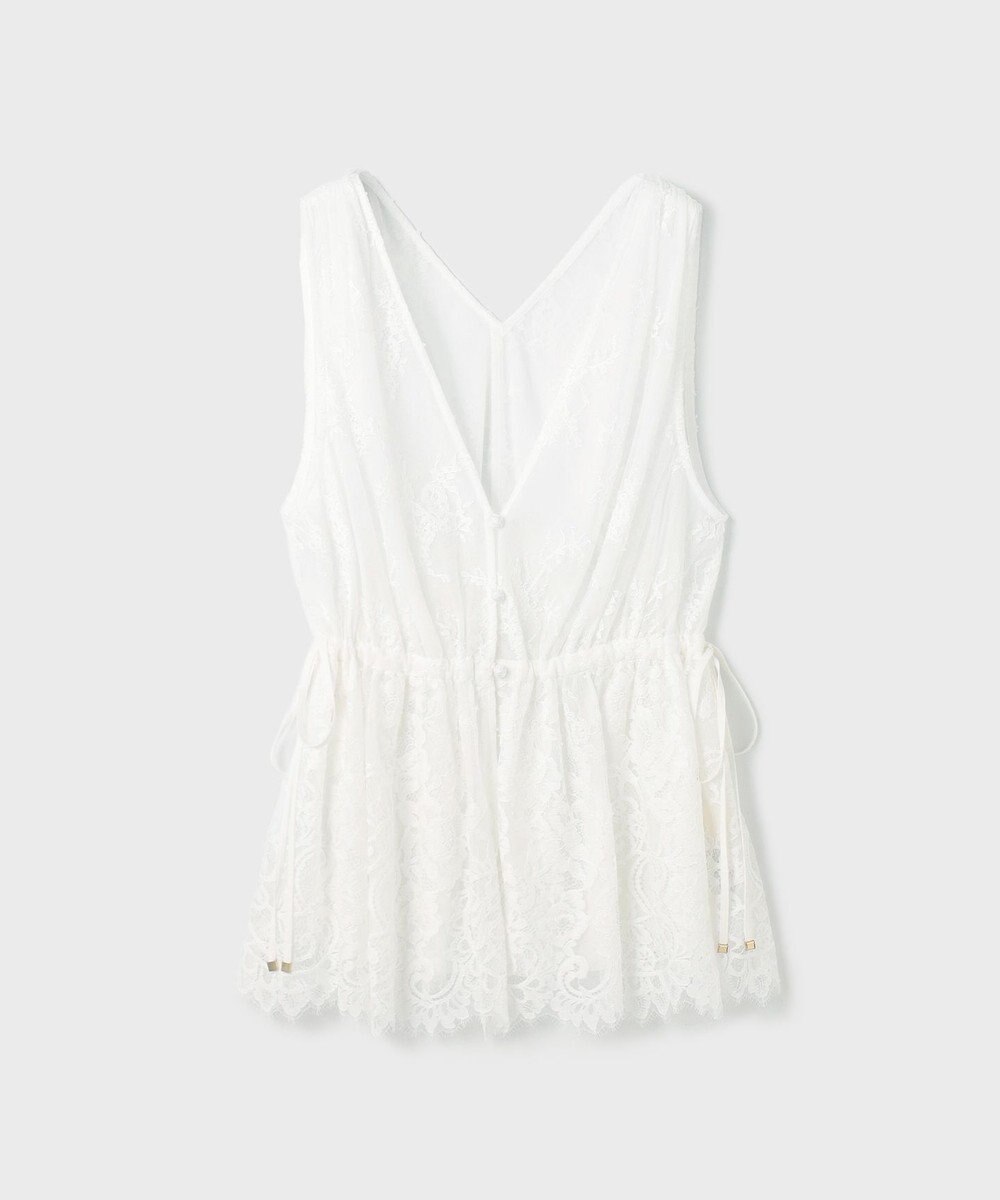 GRACE CONTINENTAL レースノースリーブブラウス 