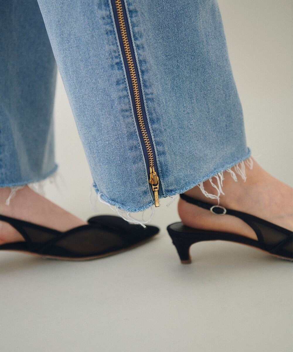 GRACE CONTINENTAL サイドジップデニムパンツ