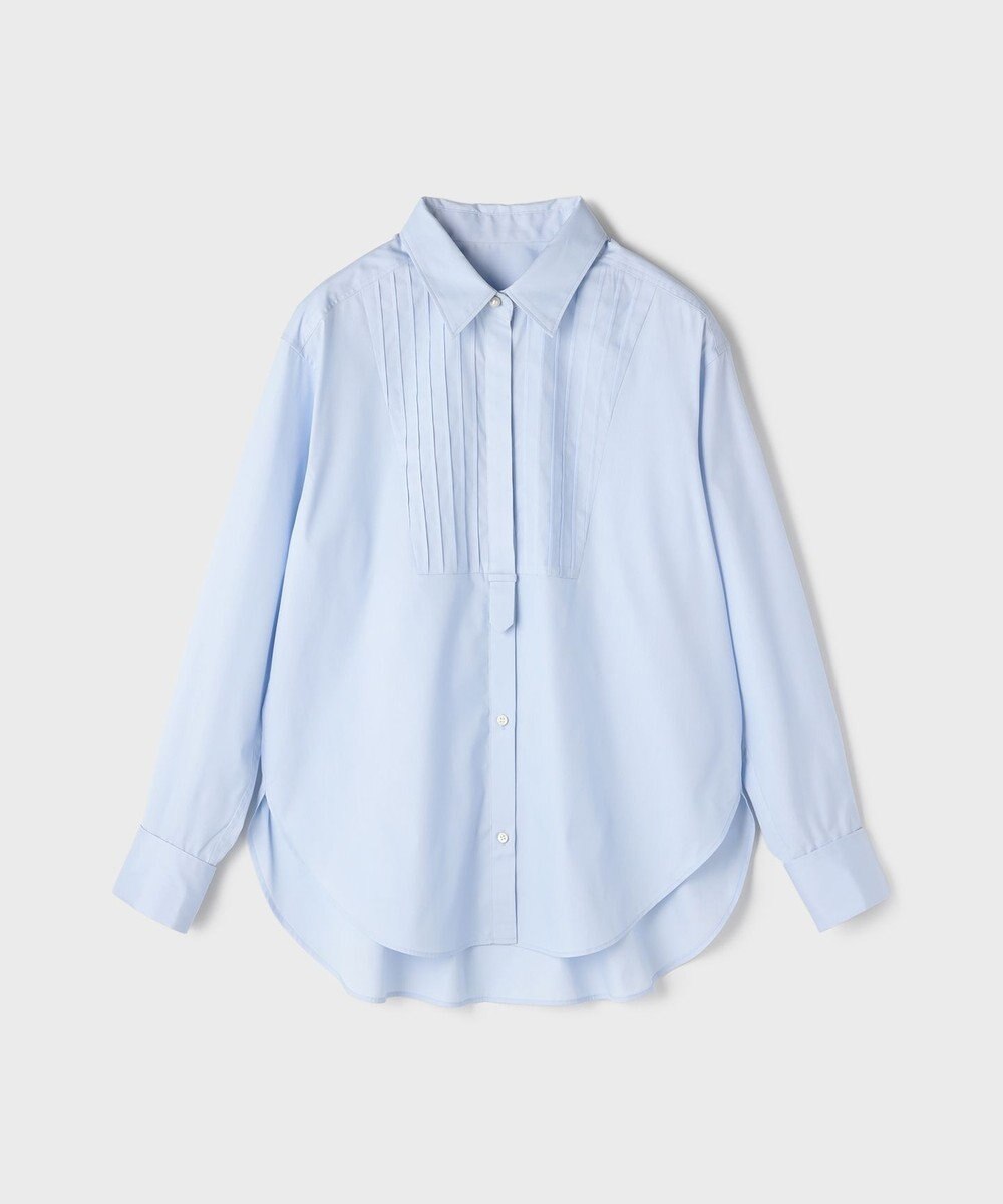 GRACE CONTINENTAL ピンタックドレスシャツ 