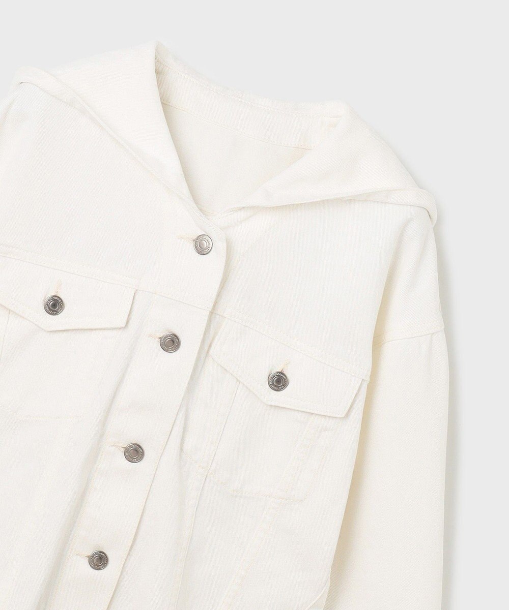 GRACE CONTINENTAL フードジップデニムジャケット