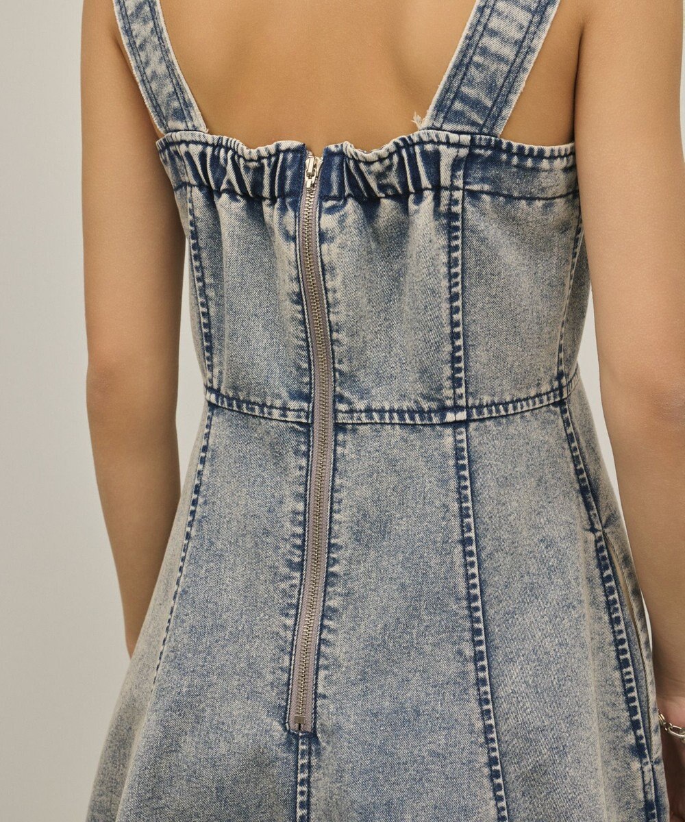 GRACE CONTINENTAL ハンカチーフヘムデニムワンピース 