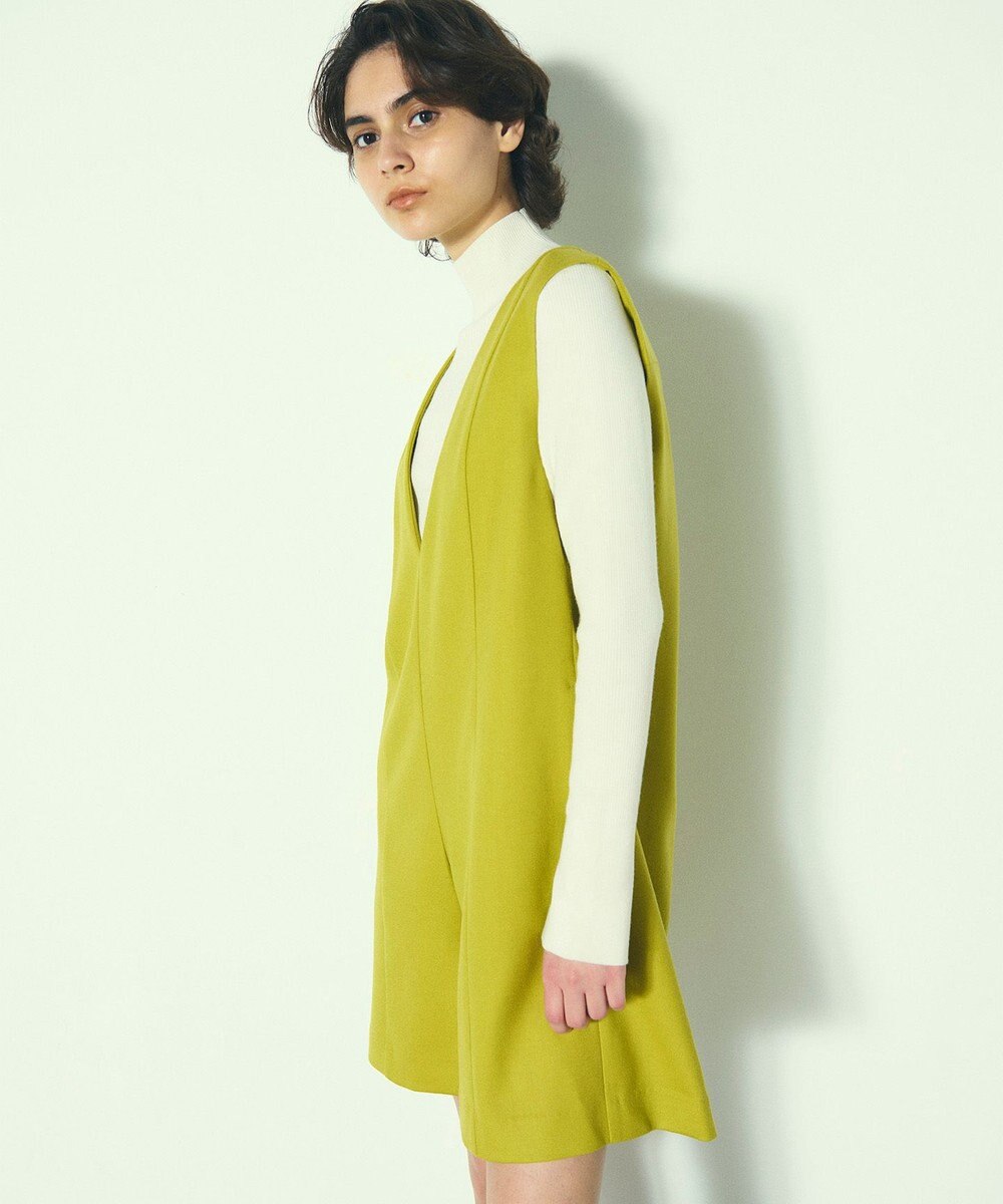 グレースコンチネンタル　サイドカットサロペット サイドカットサロペット / GRACE CONTINENTAL | GRACE