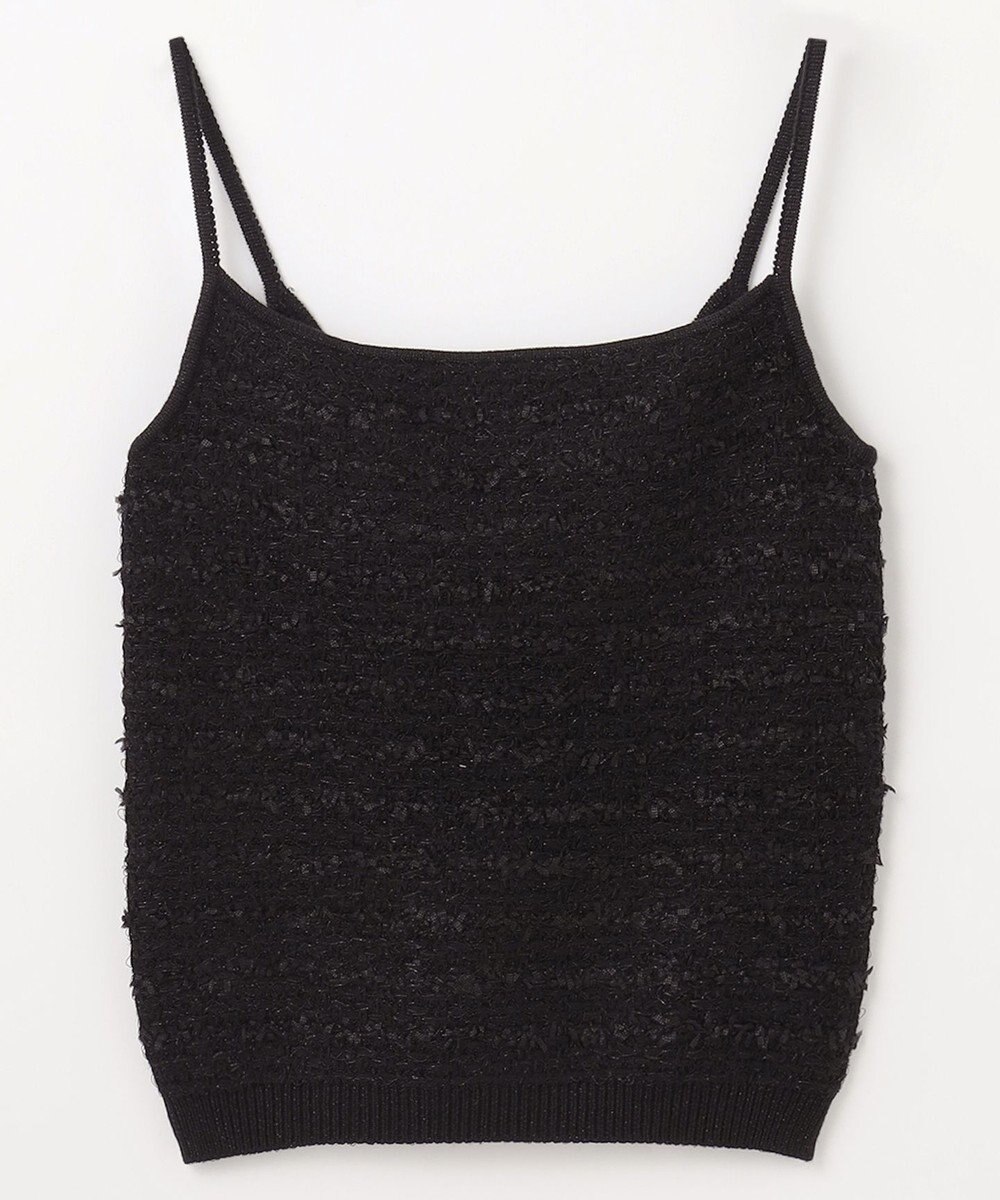 GRACE CONTINENTAL ラメツイードニットキャミ 